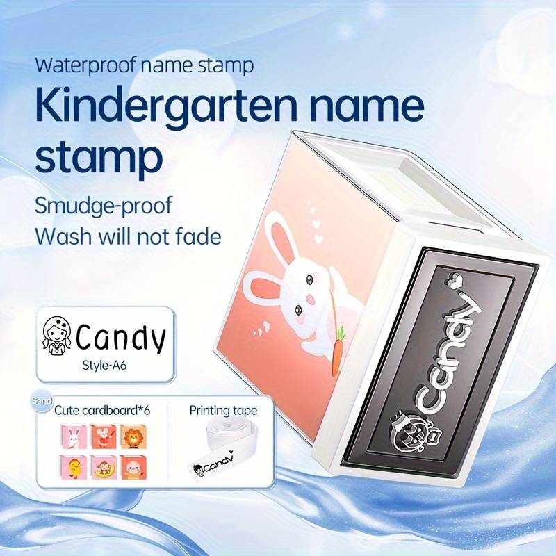 Customized Name Stamps For Girls Kids Costume Kids - Temu